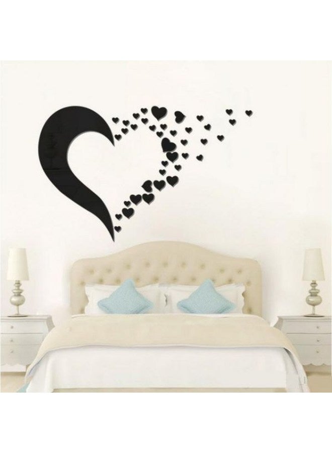 ملصق جداري بتصميم كلمة "Love" أسود 80x120سم