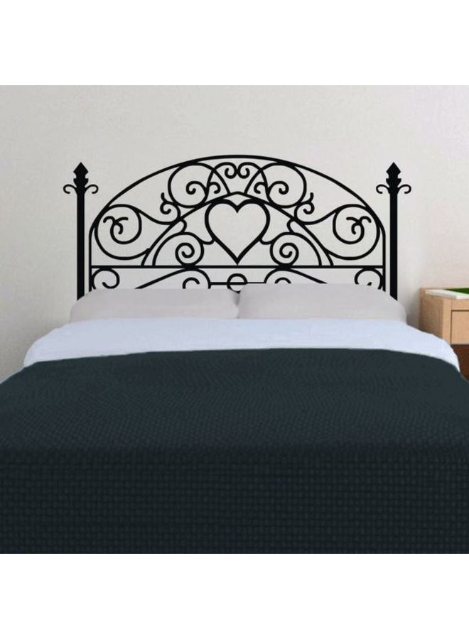 BBOriginalDesigns Bed Designed Wall Sticker Black 38x58cm