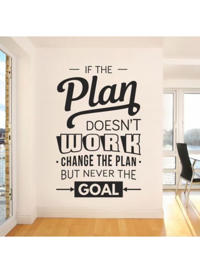 Plan And Work Wall Sticker Black 65x38cm - v1562763965/N27660967A_1