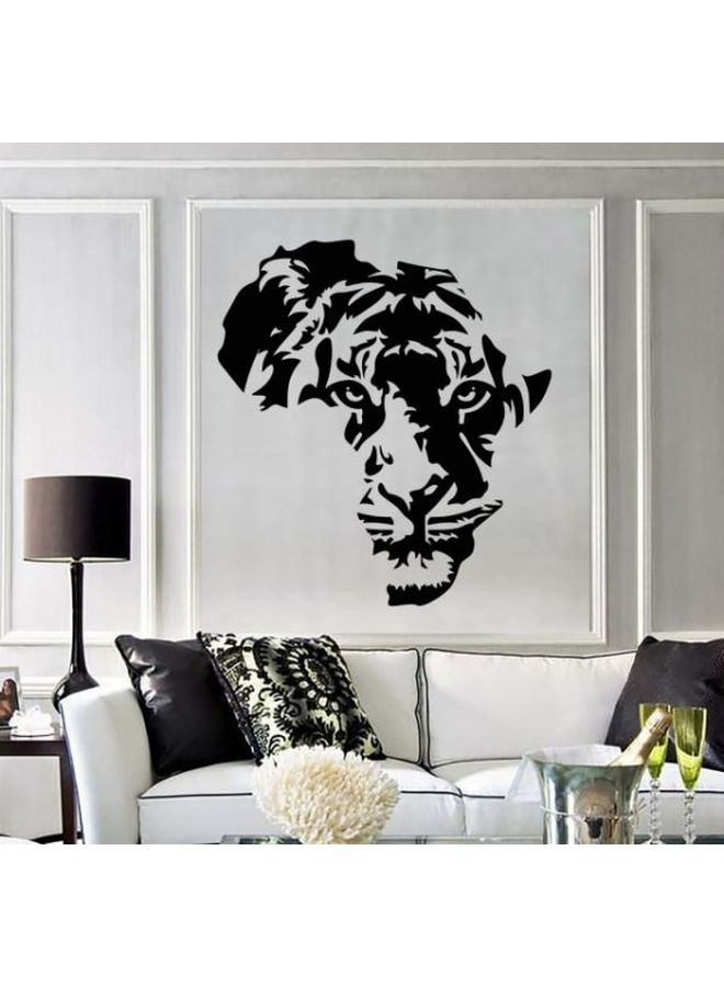 BBOriginalDesigns Tiger Wall Sticker Black 60x45cm