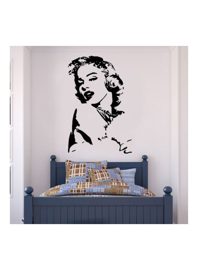 Marilyn Monroe Wall Sticker Black 116x52cm - v1562763980/N27661066A_1