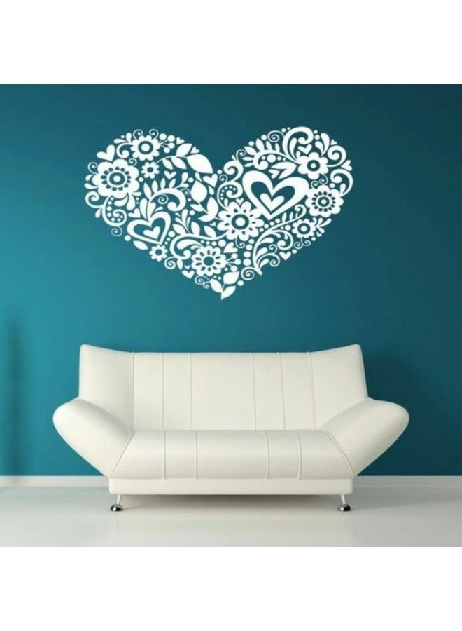 بي بي أوريجنال ديزاينز ملصق جداري بتصميم كلمة "Love" أبيض 45x60سم 