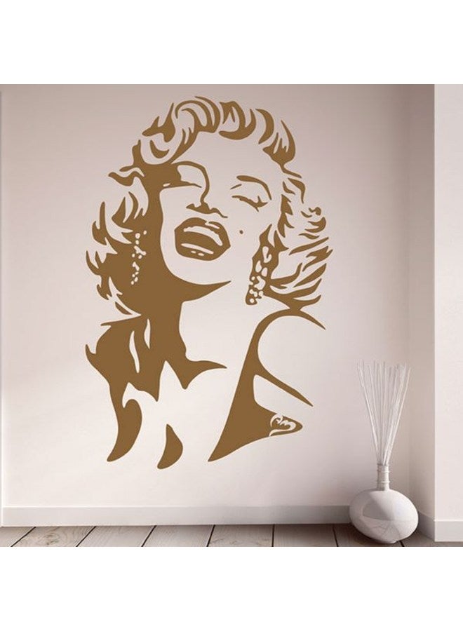 BBOriginalDesigns Marilyn Monroe Wall Sticker Green 100x105cm 