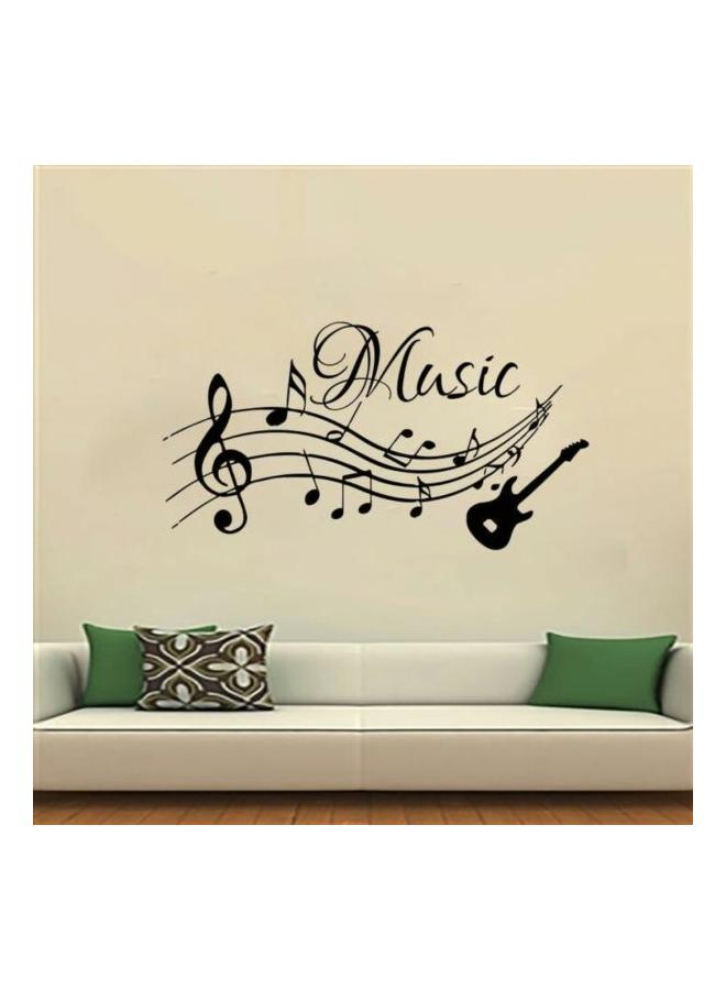 Music Wall Sticker Black 96x150cm - v1562764019/N27661309A_1