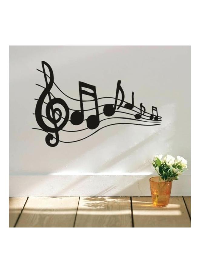 BBOriginalDesigns Music Notes Wall Sticker Black 96x150cm 