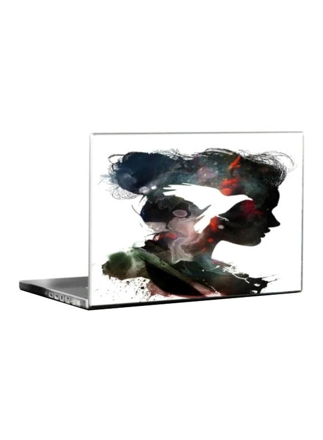 BBOriginalDesigns - Pop Art Protective Laptop Skin 17-Inch Grey/White/Blue - Image 1
