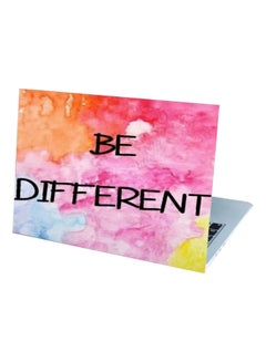 BBOriginalDesigns Be Different Printed Skin For 17-inch Laptop Pink/Black/Orange 