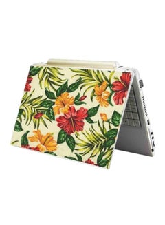 Flower Printed Skin For 15-inch Laptop Yellow/Green/Pink - v1562764995/N27658031A_1