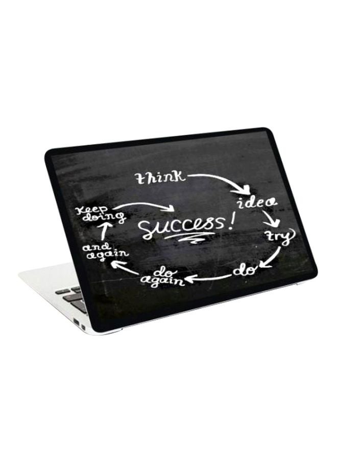 BBOriginalDesigns Printed Skin For 15-Inch Laptop Black/White