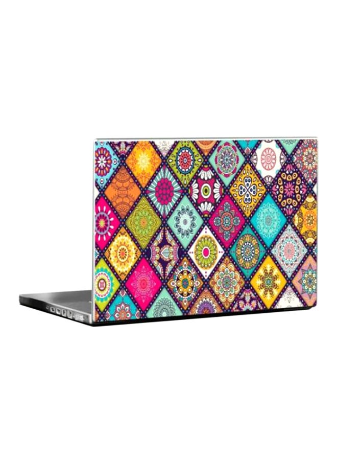 بي بي أوريجنال ديزاينز غطاء مطبوع لجهاز لابتوب قياس 17 بوصة متعدد الألوان