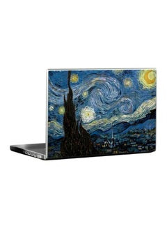 Printed Laptop Skin 17-inch Blue/Black/Beige - v1562765042/N27658330A_1