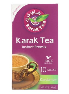 Instant Premix Cardamom Karak Tea 14grams Pack of 10
