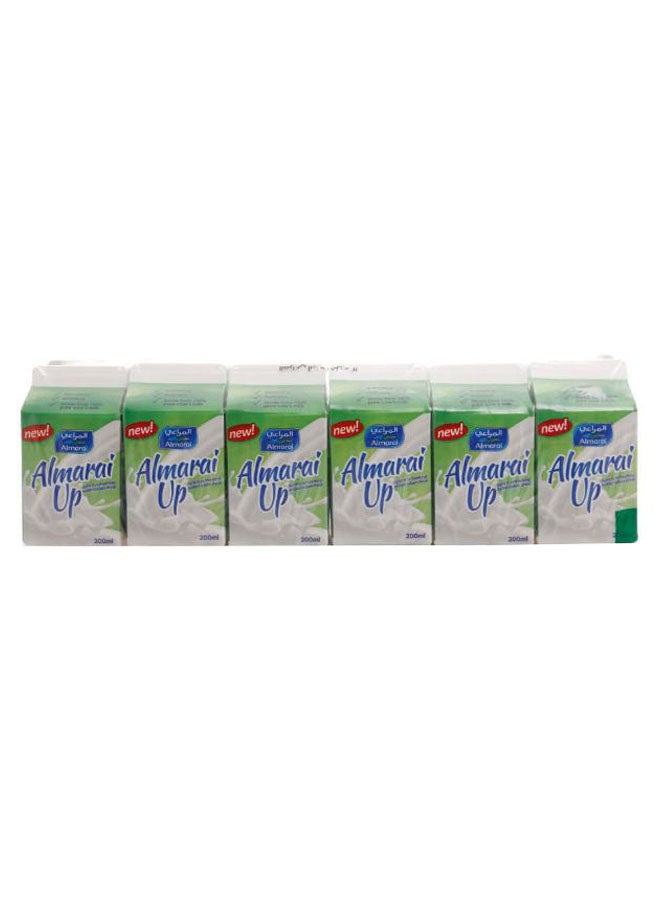 Almarai - Fresh Laban Plain Up Salted 200ml Pack of 12 - Image 1