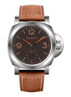 men PU Leather Analog Watch J269SBR