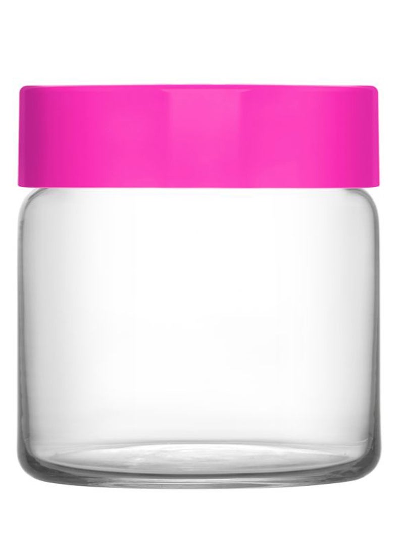 LAV 3-Piece Novo Jar Set Clear/Pink 635ml - Image 1