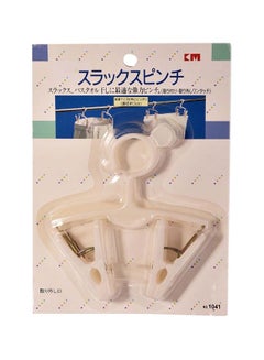KM Hook With Clips White 13x12cm 