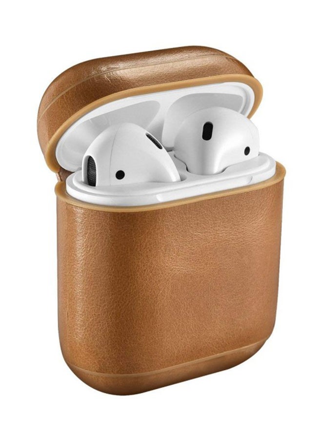 Icarer Protective Carry Case For Apple AirPods Khaki - Image 1