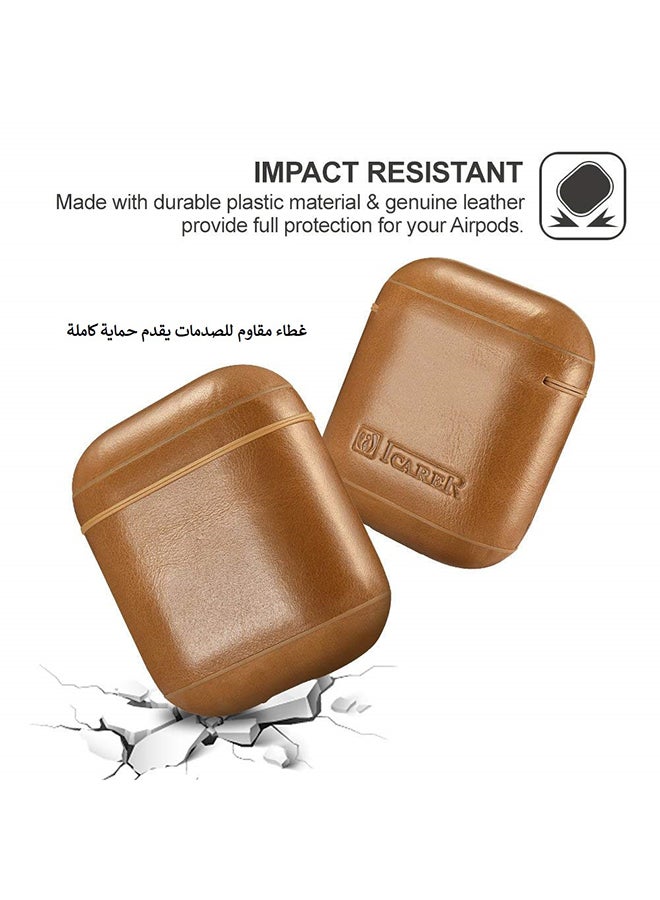 Icarer Protective Carry Case For Apple AirPods Khaki - Image 5