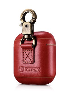 Icarer Protective Carry Case For Apple AirPods Red  - Image 2