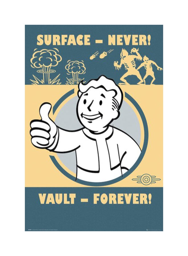 Fallout 4 Poster Multicolour 91.5cm