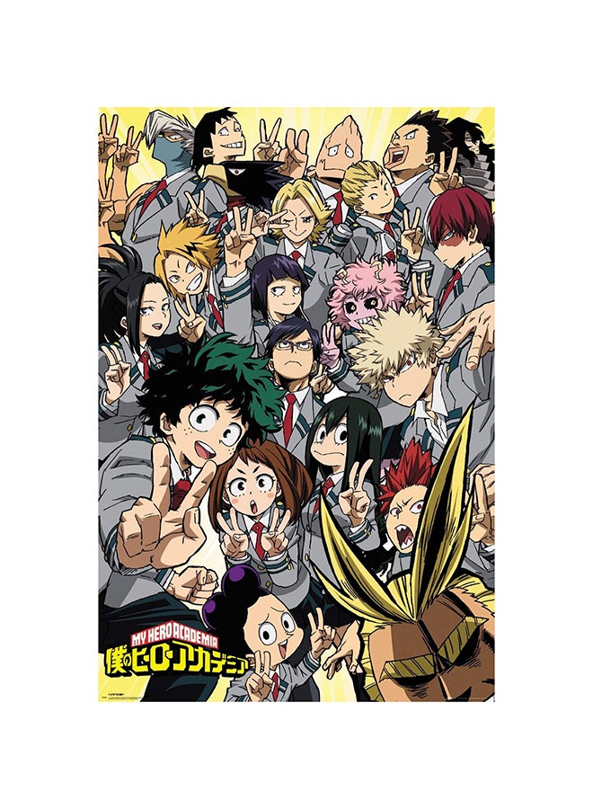 My Hero Academia Poster Multicolour 91.5cm