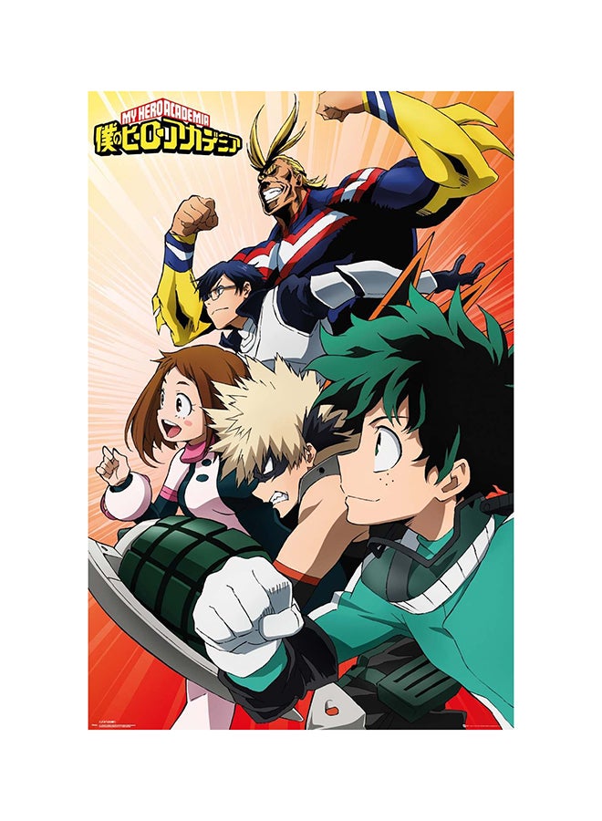 My Hero Academia Poster Multicolour 91.5cm