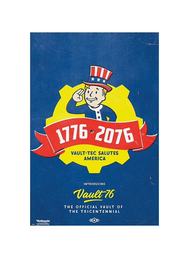 Fallout 76 Poster Multicolour 91.5cm