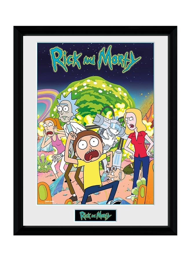 Rick And Morty Poster Multicolour 91.5cm
