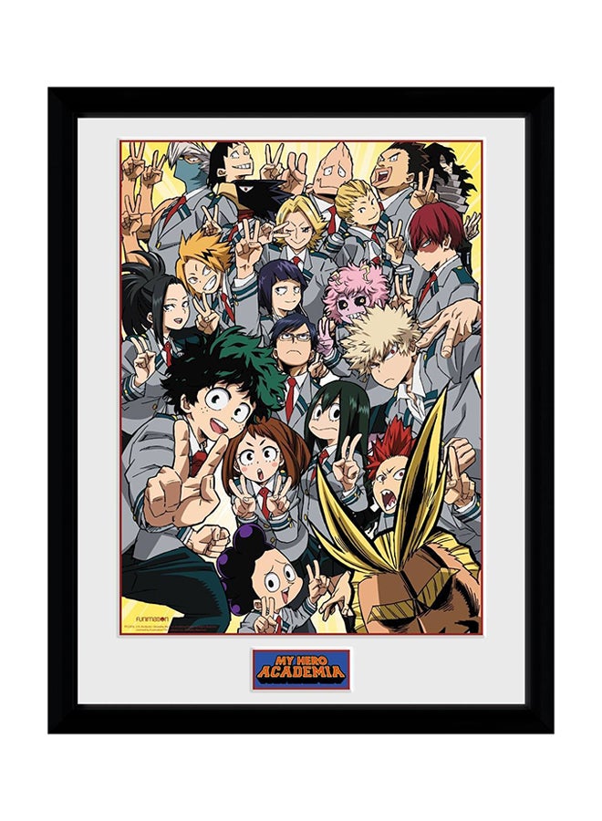 ملصق بتصميم سلسلة الأعمال الأدبية "My Hero Academia" متعدد الألوان 91.5سم