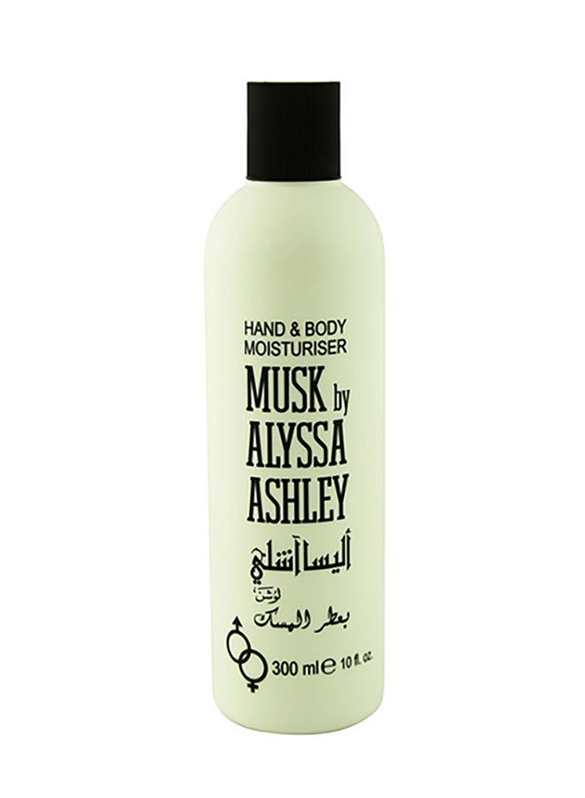 مرطب آشلي بعطر المسك لليدين والجسم 300ملليلتر