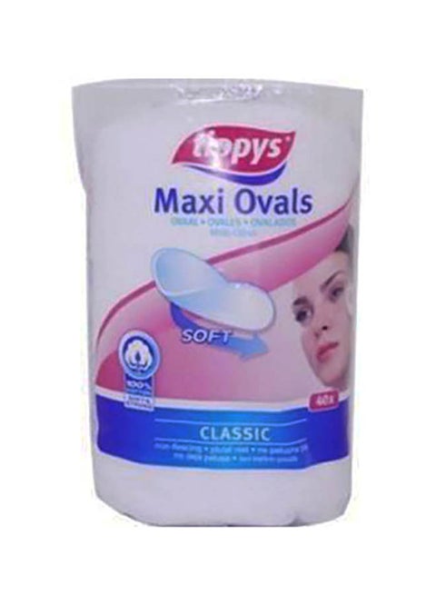 40-Piece Maxi Square Pads 40grams