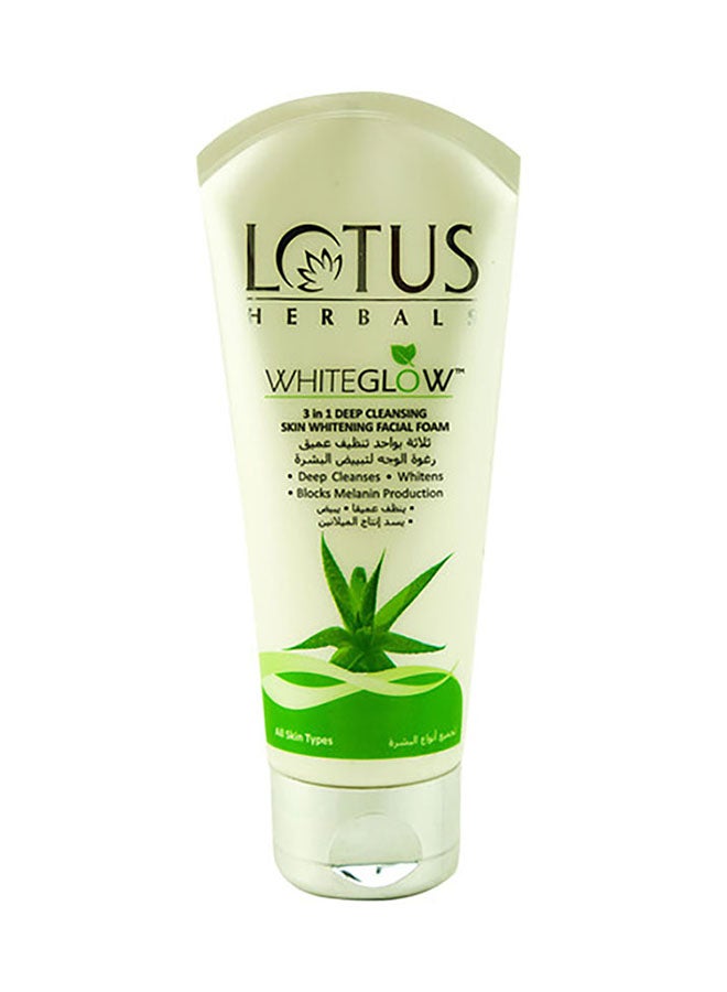 لوتس رغوة تنظيف البشرة بعمق وتفتيح لون الوجه 100جرام