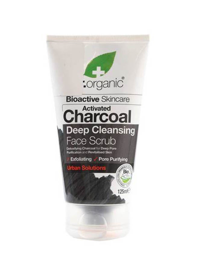 Dr. Activated Charcoal Deep Cleansing Face Scrub 125ml 