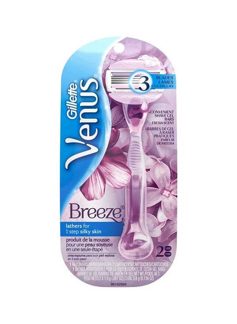 Venus Breeze Razor, 2 Count 10cm