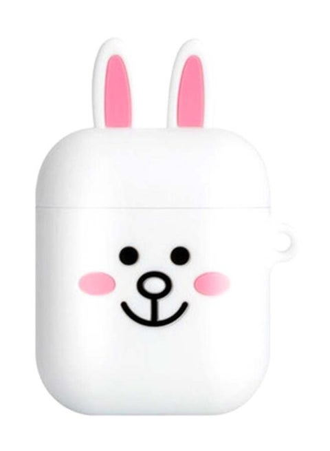 Silicone Cartoon Case Cover For Apple AirPods 1/2 White