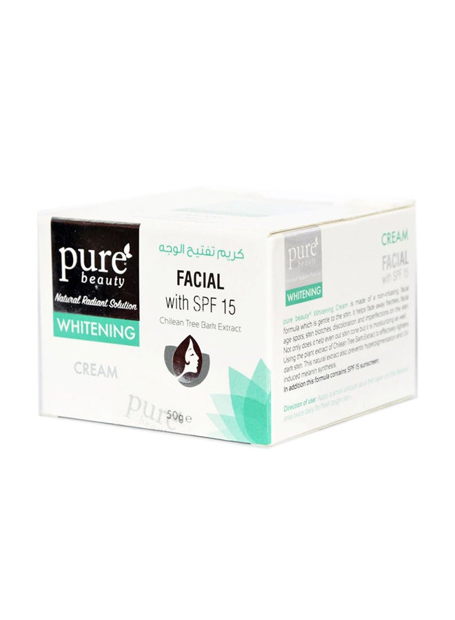 Pure Beauty Whitening Facial Cream With SFP 15 50grams