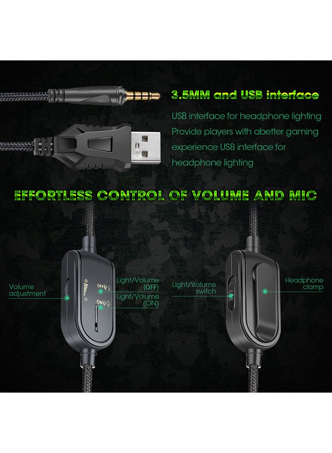 onikuma - Stereo Over-Ear Gaming Wired Headphone With Microphone  For PS4/PS5/XOne/XSeries/NSwitch/PC - Image 1
