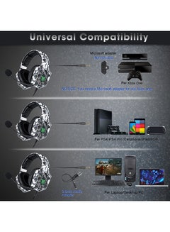 onikuma Stereo Over-Ear Gaming Headphone With Microphone  For PS4/PS5/XOne/XSeries/NSwitch/PC  - Image 4