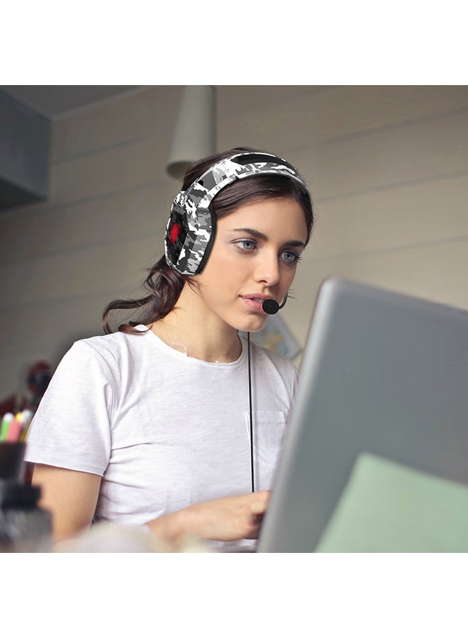 Stereo Over-Ear Gaming Headphone With Microphone  For PS4/PS5/XOne/XSeries/NSwitch/PC