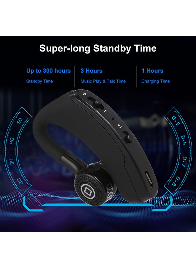 Generic Bluetooth In-Ear Headset With Mic For iPhone / Samsung / Huawei Black  - Image 4