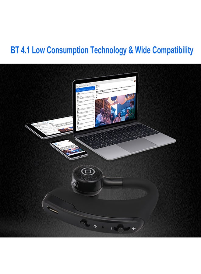 Generic Bluetooth In-Ear Headset With Mic For iPhone / Samsung / Huawei Black  - Image 5