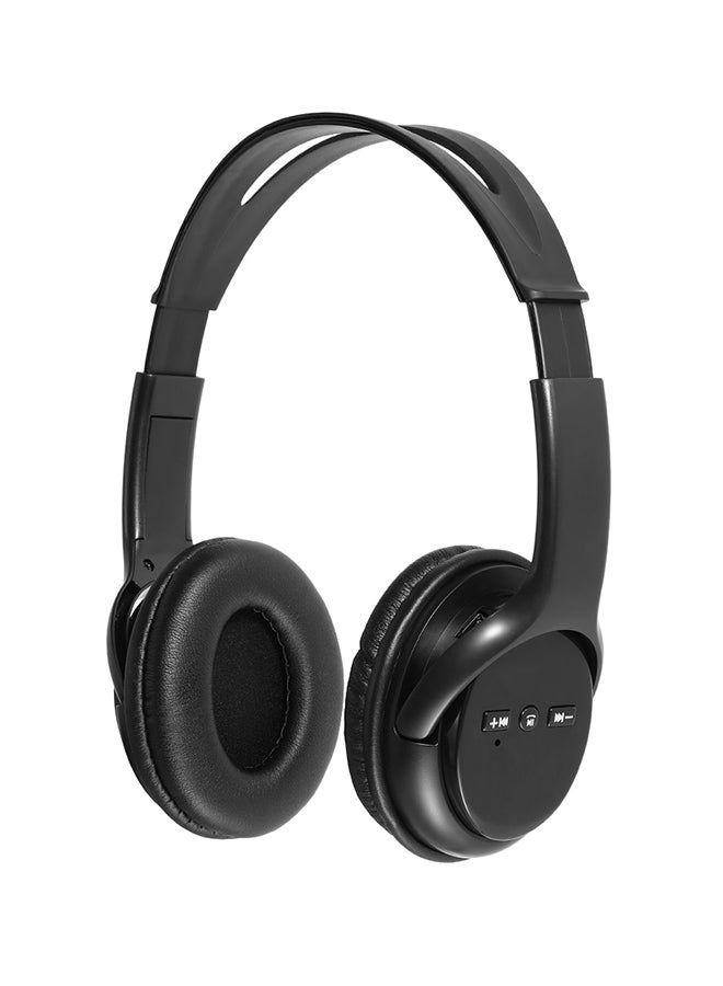 Over Ear Bluetooth Headphones With Mic Black  - Image 1