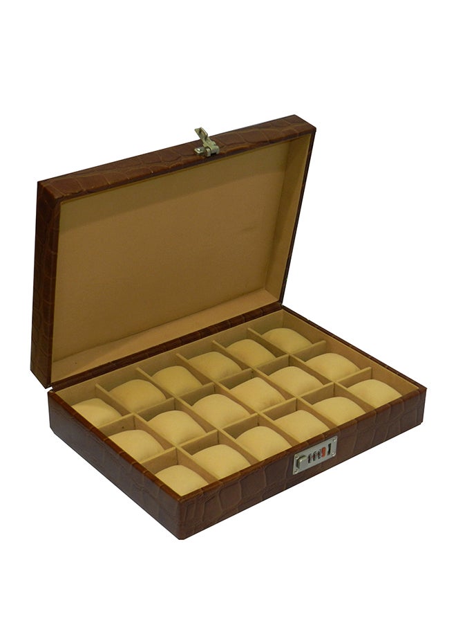 LAVERI LEATHER unisex Watch Organiser - Image 1