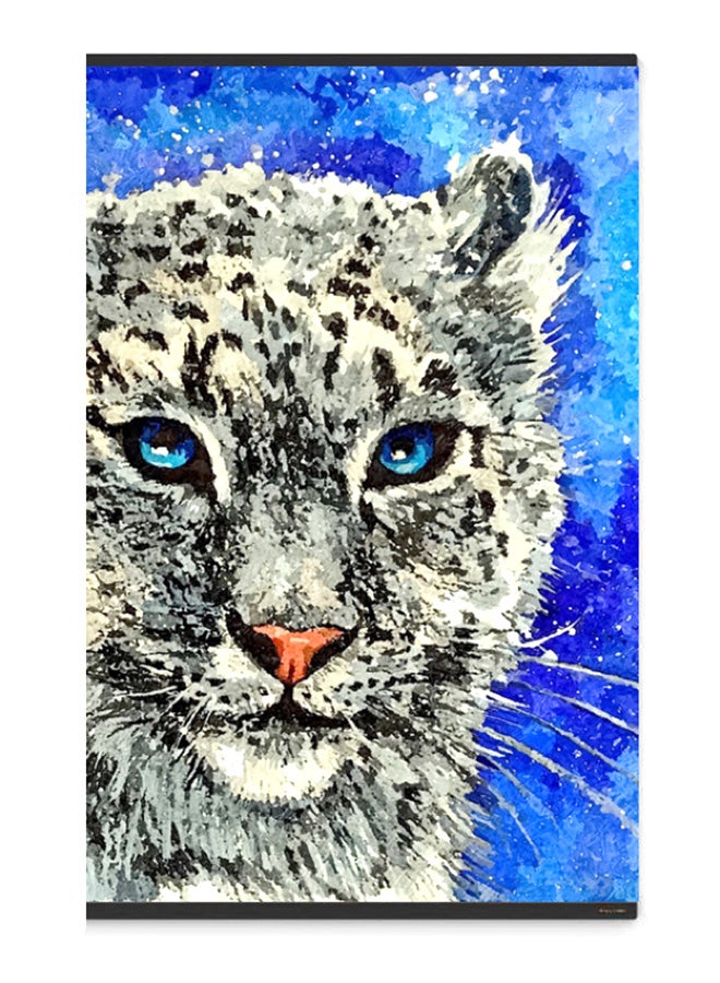 Atiq Canvas And Wood Framed Painting Artwork Multicolour 60x90cm - Image 1