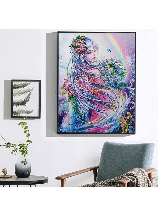DIY 5D Needlework Crystal Diamond Painting Multicolour 30x40centimeter  - Image 2