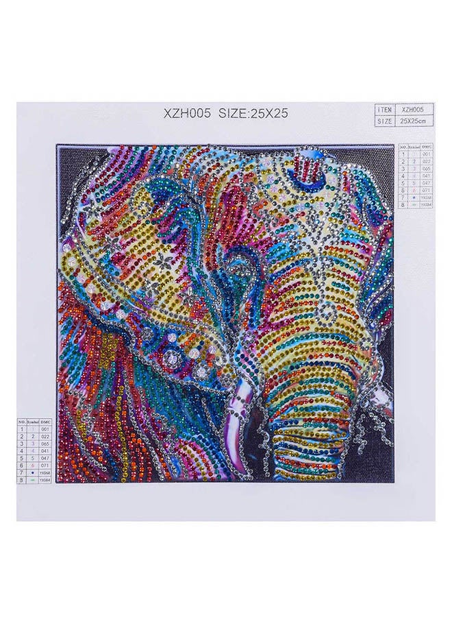 DIY 5D Needlework Crystal Diamond Painting Multicolour 25x25cm  - Image 2