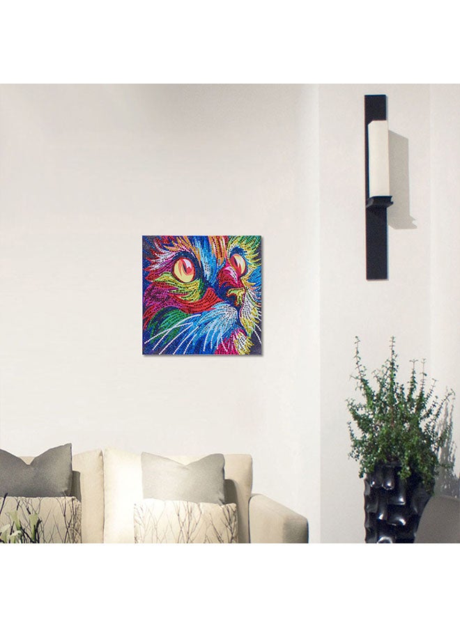 DIY 5D Needlework Crystal Diamond Painting Multicolour 25x25centimeter  - Image 3
