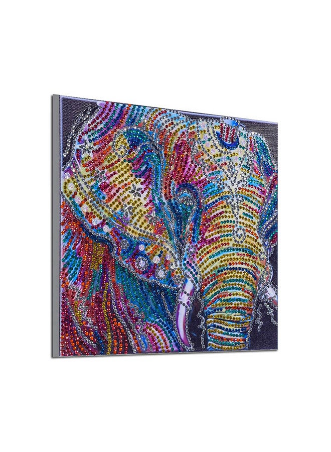 DIY 5D Needlework Crystal Diamond Painting Multicolour 25x25cm  - Image 1