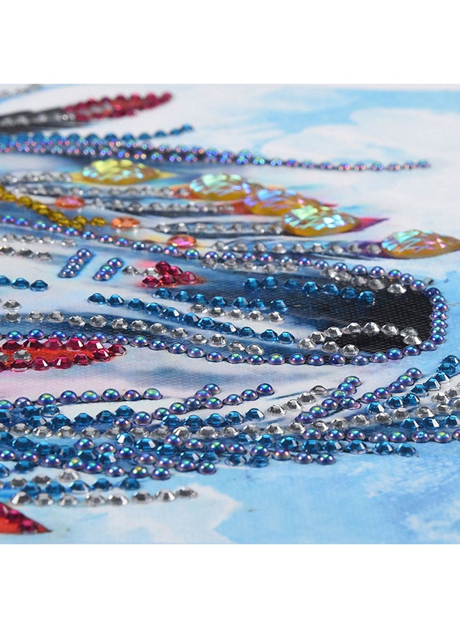 DIY 5D Needlework Crystal Diamond Painting Multicolour 27x37centimeter  - Image 2