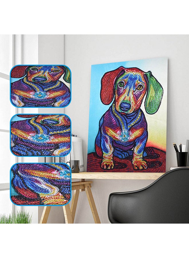DIY 5D Needlework Crystal Diamond Painting Multicolour 30x40cm  - Image 2